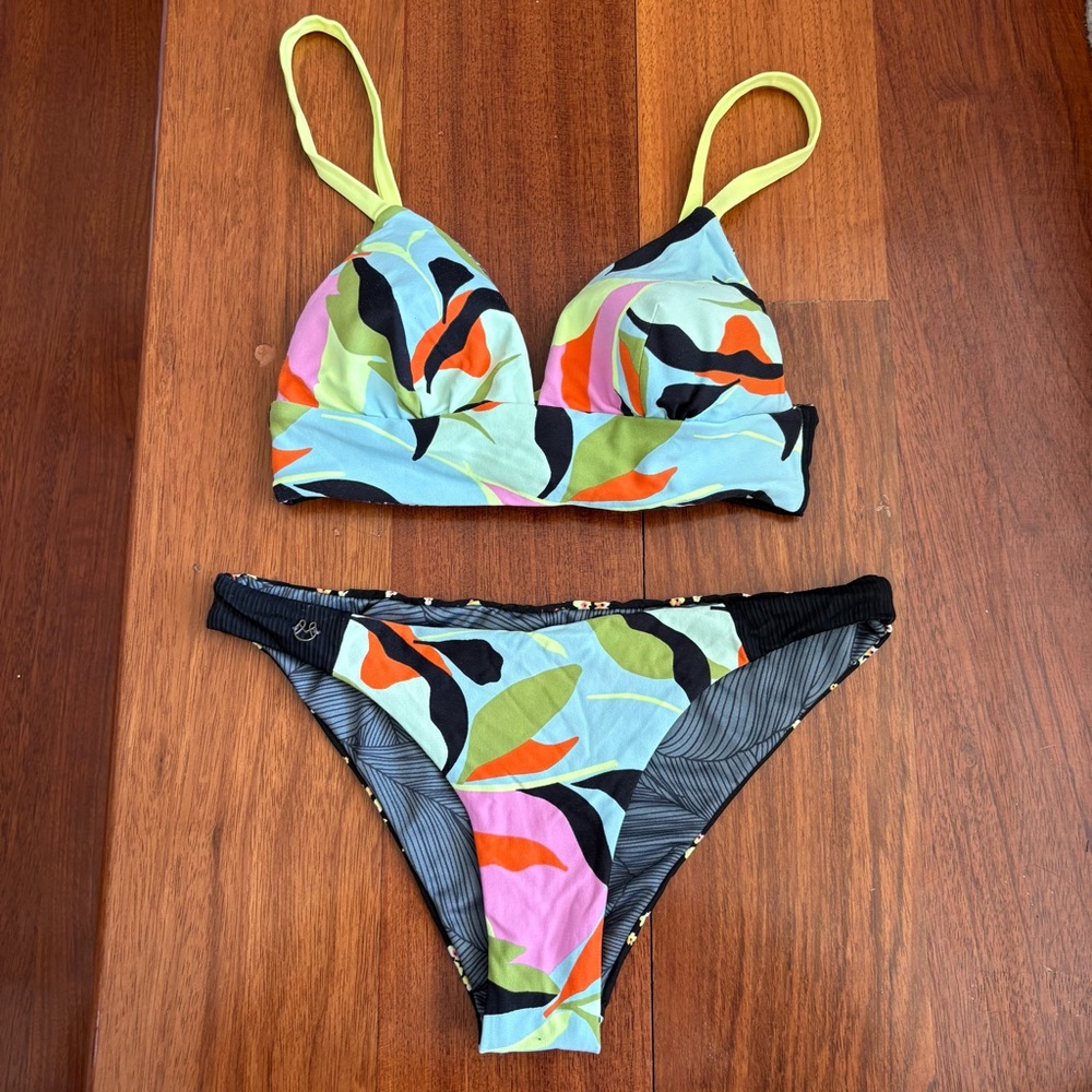 Multi Colored Reversible Maaji Bikini Set